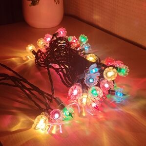 Vintage Multi-colored String of 50 Lights